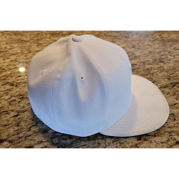 Houston Astros hat cap New Era 59Fifty Fitted Size 7 MLB Baseball White - Picture 5 of 13